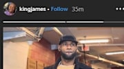 LeBron James suggests he out's for revenge against the Pelicans on Wednesday.