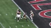 Falcons get on board with Jaeden Graham reception touchdown vs. Saints on Thanksgiving.
