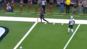 Duke Johnson's touchdown gives Texans a 7-3 first quarter lead against the Patriots on Sunday.