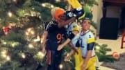 A fan made a Christmas ornament of the Myles Garrett-Mason Rudolph incident.