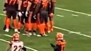Amid reports of Odell Beckham wanting out of Cleveland, he looked to want no part of Browns huddle.