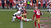 Julio Jones' plane-breaking touchdown leads Falcons to last-second win over 49ers on Sunday.