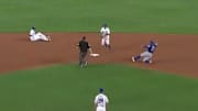Kansas City Royals shortstop Adalberto Mondesi pulled off a ridiculous double play on Wednesday.