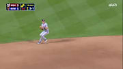 Trea Turner botched a hopper at shortstop, which allowed the New York Mets to earn the walk-off win.