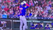 An Albert Almora Jr. foul ball struck a small child at Minute Maid Park on Wednesday.