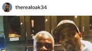 Knicks fans lost their minds after Charles Oakley posted a photo with Kevin Durant.