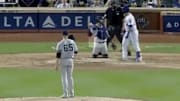 James Paxton threw such a perfect strike that even Wilson Ramos shocked he was walked.