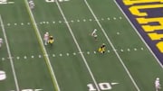 Michigan's Donovan Peoples-Jones helps tighten the score in "The Game" against Ohio State