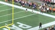 Tom Brady pumps up Gillette Stadium crowd with fist pump prior to Sunday's kickoff.