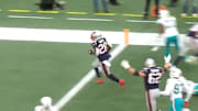 James White finnaly put the New England Patriots in the lead with an eight-yard touchdown run.