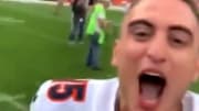 Eddy Pineiro's will gain new fans following his reaction to hitting game-winning field goal Sunday.