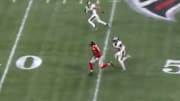 Julio Jones' 54 yard reception gives Falcons late 24-20 lead over Eagles on Sunday.