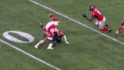Jake Matthews eviscerates Eagles cornerback Avonte Maddox on Julio Jones touchdown on Sunday.