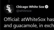 The Chicago White Sox were really excited about their tacos on Friday.