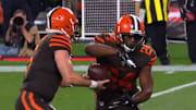 Baker Mayfield literally flipped the ball during RPO on Sunday.