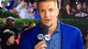 Rob Gronkowski weirdly compares Julian Edelman to a squirrel in FOX debut.