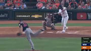 The Astros strike first in Game 1 of the World Series with Yuli Gurriel two-run double.