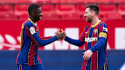 Dembele et Messi sont les deux buteurs de la rencontre.