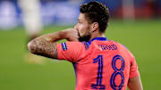 Olivier Giroud a inscrit un quadruplé face à Séville. 