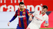 Ivan Rakitic y Leo Messi