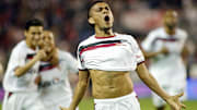 Sevilla's Brazilian Daniel Alves Da Silv...