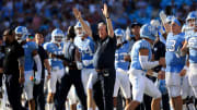 North Carolina head coach Mack Brown