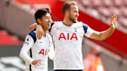 Son et Harry Kane, les deux artisans du beau football des Spurs. 