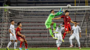 Nadeo kala menjaga Timnas Indonesia