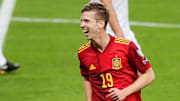 Dani Olmo avec la sélection espagnole. 
