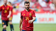Jose Gaya en un amistoso con la selección
