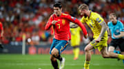 Alvaro Morata y Pontus Jansson