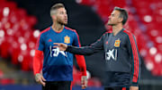 Luis Enrique y Sergio Ramos