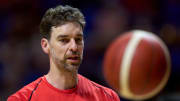 Pau Gasol en un amistoso contra Francia