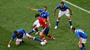 David Silva face à l'Italie lors de la finale de l'Euro 2012