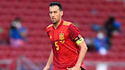 Busquets, en el amistoso entre España y Portugal
