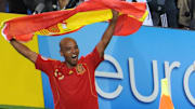 Marcos Senna con la selección de España