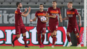 L'esultanza al gol di Henrikh Mkhitaryan