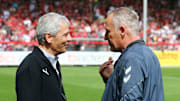 Zählen zu den erfahrensten Bundesliga-Trainern: Lucien Favre (l.) & Christian Streich