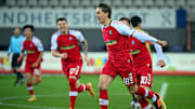 Nils Petersen beim Torjubel