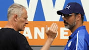 David Wagner und Christian Streich nach dem Spiel