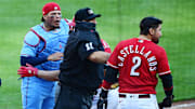 Cardenales y Rojos tuvieron una pelea en la que Nick Castellanos fue protagonista