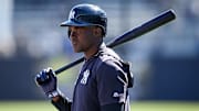 Estevan Florial was optioned to Double-A Trenton on Monday.
