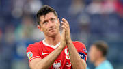 Robert Lewandowski con Polonia