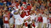 Oklahoma QB Jalen Hurts is looking for an upset victory over LSU. 