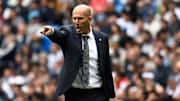 Zinédine Zidane se prépare pour l'équipe de France.