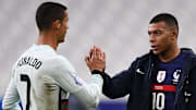 Mbappé y Cristiano Ronaldo