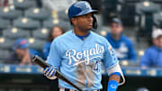 Kansas City Royals third baseman Kelvin Gutierrez
