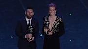 Leo Messi e Megan Rapinoe, The Best FIFA Football Awards 2019 - Show
