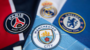 The Club Badges of the Four Champions League Semi Finalists