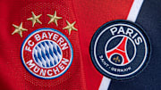 Gli stemmi di Bayern e PSG